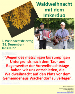 Waldweihnacht-Flyer