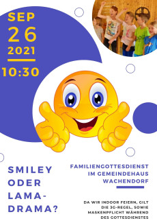 Familiengottesdienst-Plakat