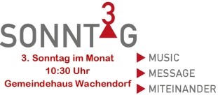SonntagHoch3-Logo mit regelmäßiger Zeit