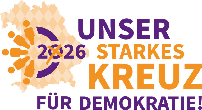 Logo - starkes Kreuz für Demokratie - RGB
