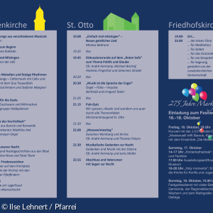 Programm (alle drei Kirchen)